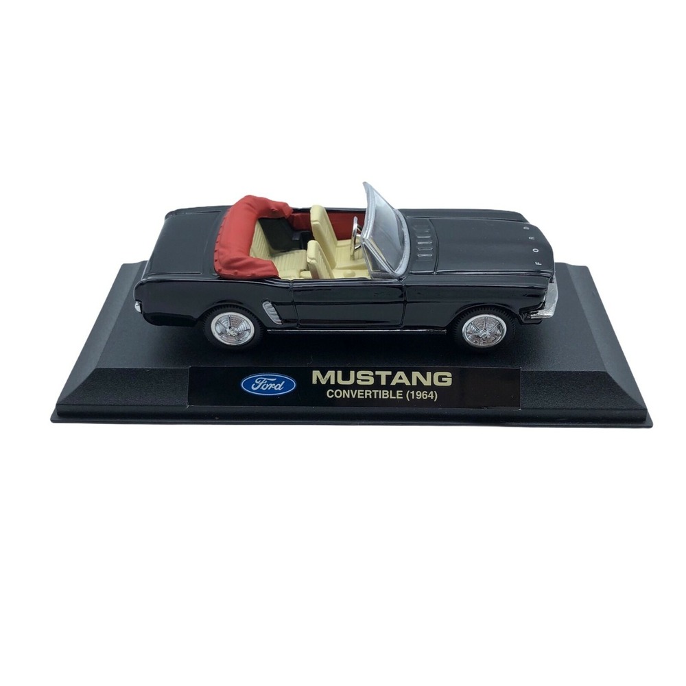 New Ray Classic 1964 '64‎ Ford Mustang Convertible Car Black Die Cast 1/43 Scale